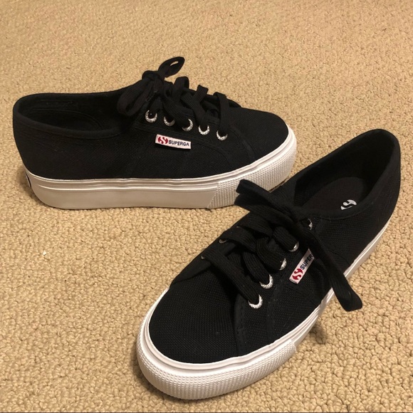 Superga Shoes - NWT SUPERGA shoes Black and White US size 6.5